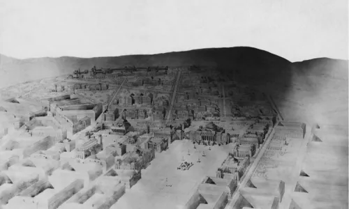 C382 Soutěžní návrh na regulaci a zastavění Kraví hory (2. cena)